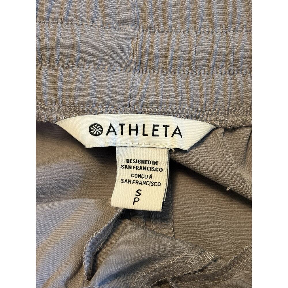Athleta Stride Midi Skirt Women’s Small Violet Purple Elastic Waist Side Slit - Picture 5 of 11
